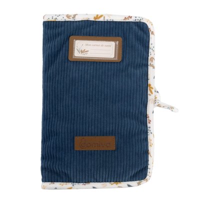 Protège carnet de santé lavable  - Effet velours DOMIVA