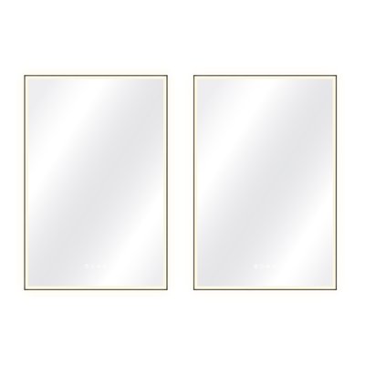 Lot de 2 miroirs lumineux LED anti-buée, NEO FRAME SENSEA
