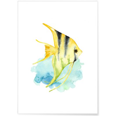 Affiche Enfant Poisson L'AFFICHERIE