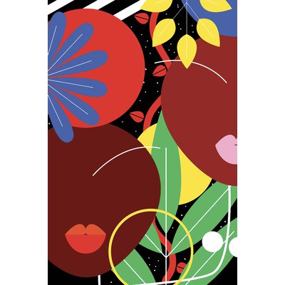 Tableau collage french kiss HEXOA