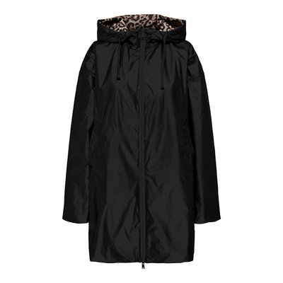 Imperméable imprimé léopard réversible, à capuche ONLY
