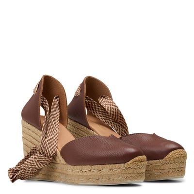 Espadrilles à talons en cuir STAN Maison 123
