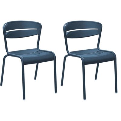 Chaises terrasse en aluminium Haora (Lot de 2) PROLOISIRS