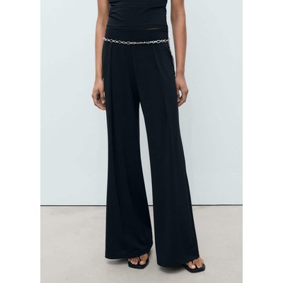 Pantalon palazzo godets MANGO
