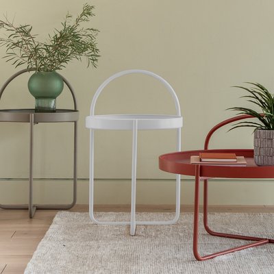 Sagar Round Metal Tray Side Table SO'HOME