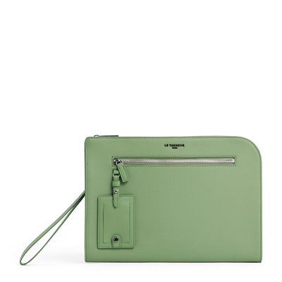 Pochette 13" Emile en cuir signature T LE TANNEUR
