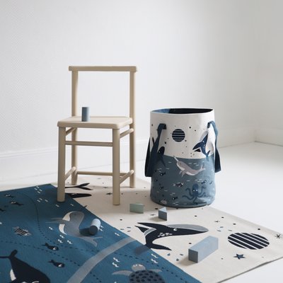 Panier de rangement pour chambre enfant LITTLE DEEP BLUE NATTIOT