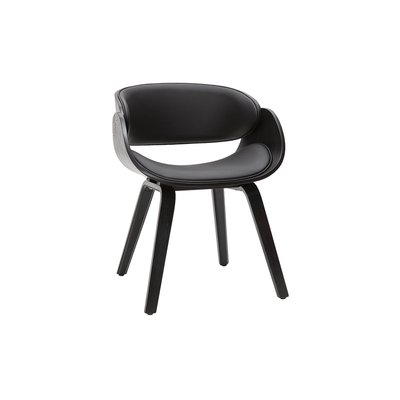 Chaise design pieds bois BENT MILIBOO