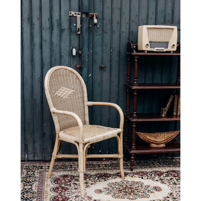 Fauteuil en rotin Ernest N°81 - Bon état DEBONGOUT