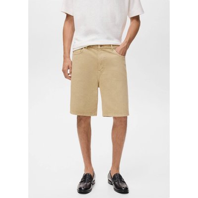 Bermuda en jean relaxed-fit MANGO MAN