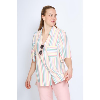 Chemise rayée multicolore JEAN-MARC PHILIPPE