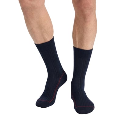 Chaussettes mi-hautes côtelées Mode DIM