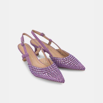 Chaussures à talons avec bout en strass et fermeture à boucle ALMA EN PENA