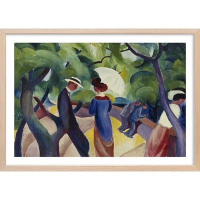 Poster Promenade- Macke August HEXOA