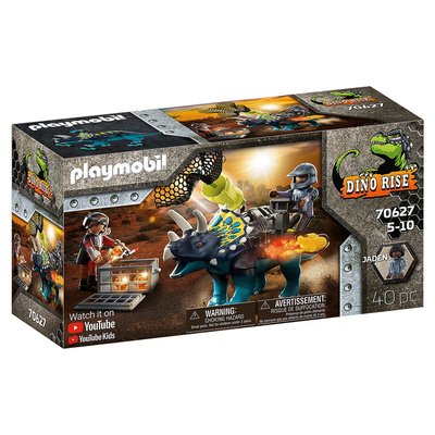 Triceratops et soldats Dino rise PLAYMOBIL