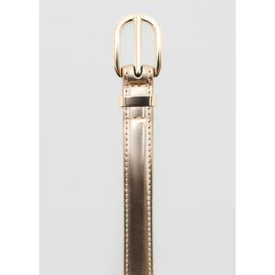 Ceinture métallisée à boucle MANGO