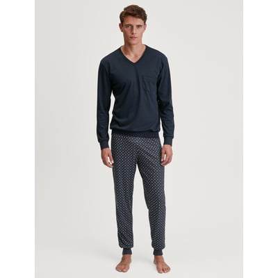 Pyjama avec bords élastiques manches longues Coton RELAX STREAMLINE CALIDA
