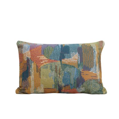 Housse de coussin en Jacquard au motif abstrait coloré  THIA MADURA