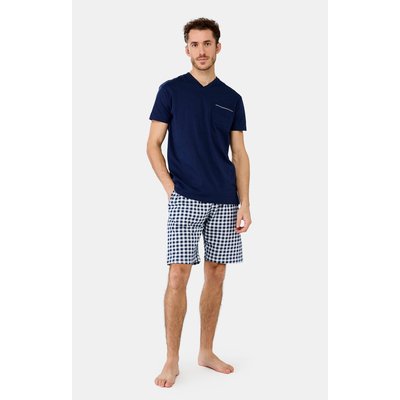Pyjashort en coton, col V, star ARTHUR