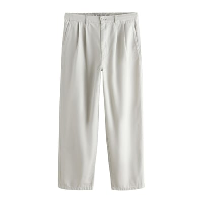 Pantalon chino à 2 plis et taille élastique NEXT