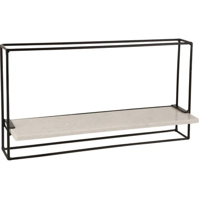 Étagère murale design fer et marbre  style contemporain RECOLLECTION