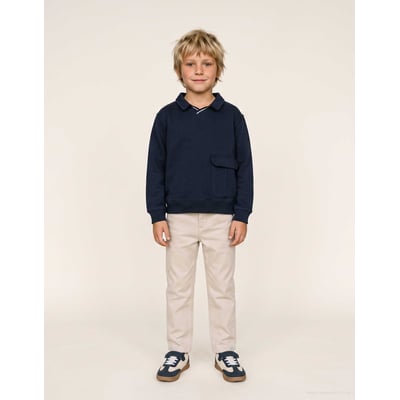 Sweat en coton avec grande poche ZIPPY