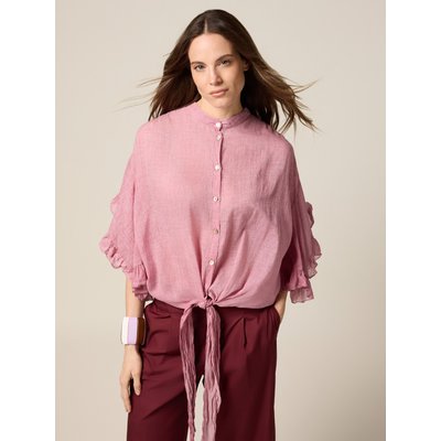 Chemise réalisée en fraîche mousseline de coton OLTRE