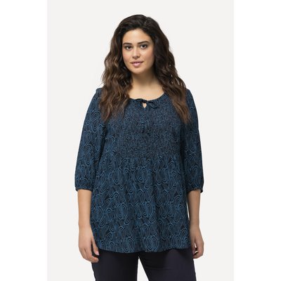 Blouse smockée avec encolure ronde ULLA POPKEN