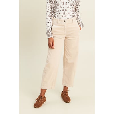 Pantalon large 7/8ème en velours BREAL