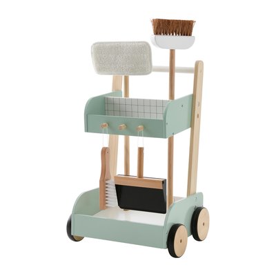 Chariot de ménage en bois VERTBAUDET