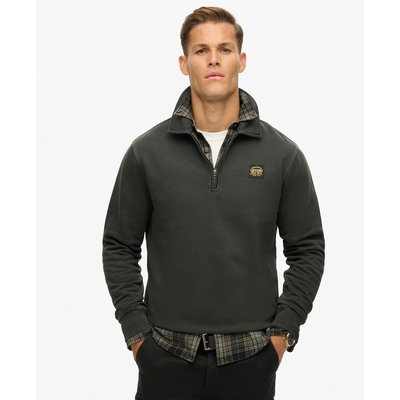 Haut à demi-fermeture zippée et coutures contrastées SUPERDRY