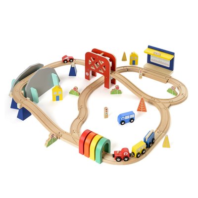 Circuit de train 54 pieces OXYBUL 