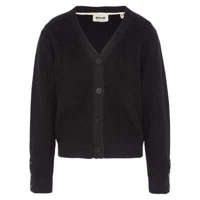 Cardigan à maille côtelet SCHOTT