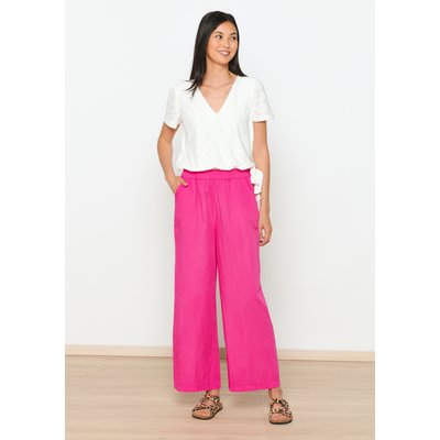 Pantalon évasé en popeline LOLALIZA