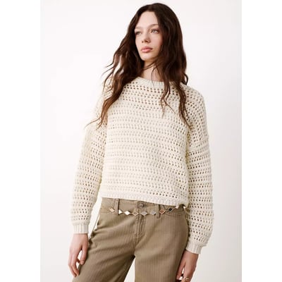 Pull crochet manches longues MANGO TEEN
