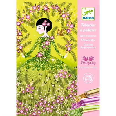 Tableau à pailleter Robes à paillettes DJECO