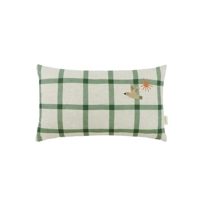 Coussin rectangulaire en lin français VIBES NOBODINOZ