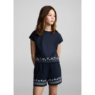T-shirt manches courtes brodé MANGO KIDS