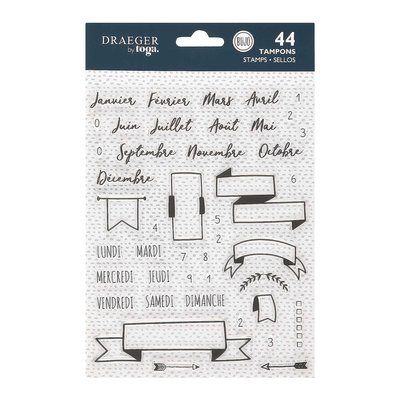Tampons crystal Bullet journal DRAEGER PARIS