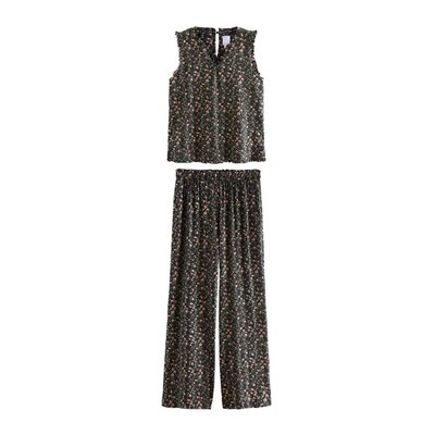 Pyjama avec débardeur à motif petites fleurs NEXT