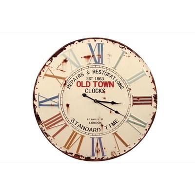 Horloge ancienne old town clocks DECORATION D’AUTREFOIS