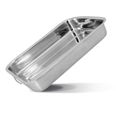 Plat à four rectangulaire en inox avec poignées 40x28cm, HARRY MENASTYL