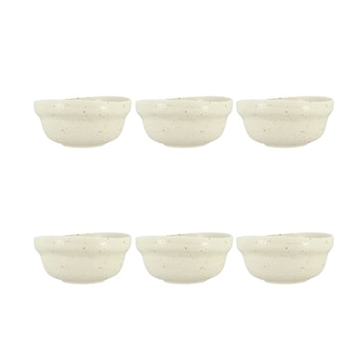 Lot de 6 coupelles 15,5cm en porcelaine, ORA OGO LIVING