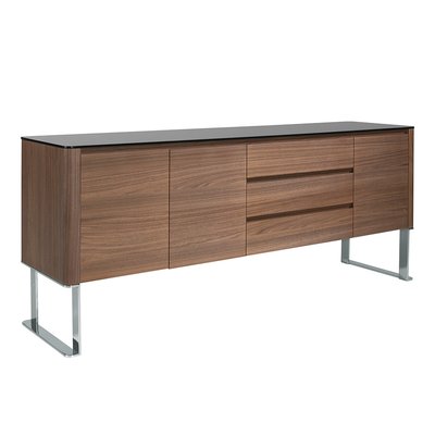 Buffet en bois et plateau en verre ANGEL CERDA