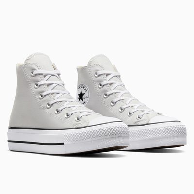 Converse gris plataforma La Redoute