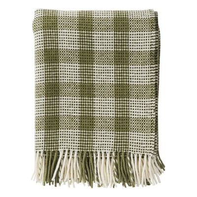 Plaid à carreaux laine agneau  HAMPTON KLIPPAN