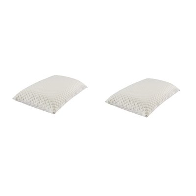 Oreiller latex, housse (lot de 2) SOMEO