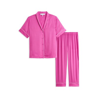 Pyjama col châle en satin de viscose, MARGOT LAURENCE TAVERNIER