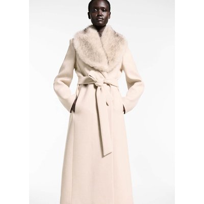 Manteau laine Manteco col amovible MANGO