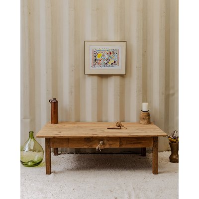 Table basse en bois Léonie N°971 - Bon état DEBONGOUT
